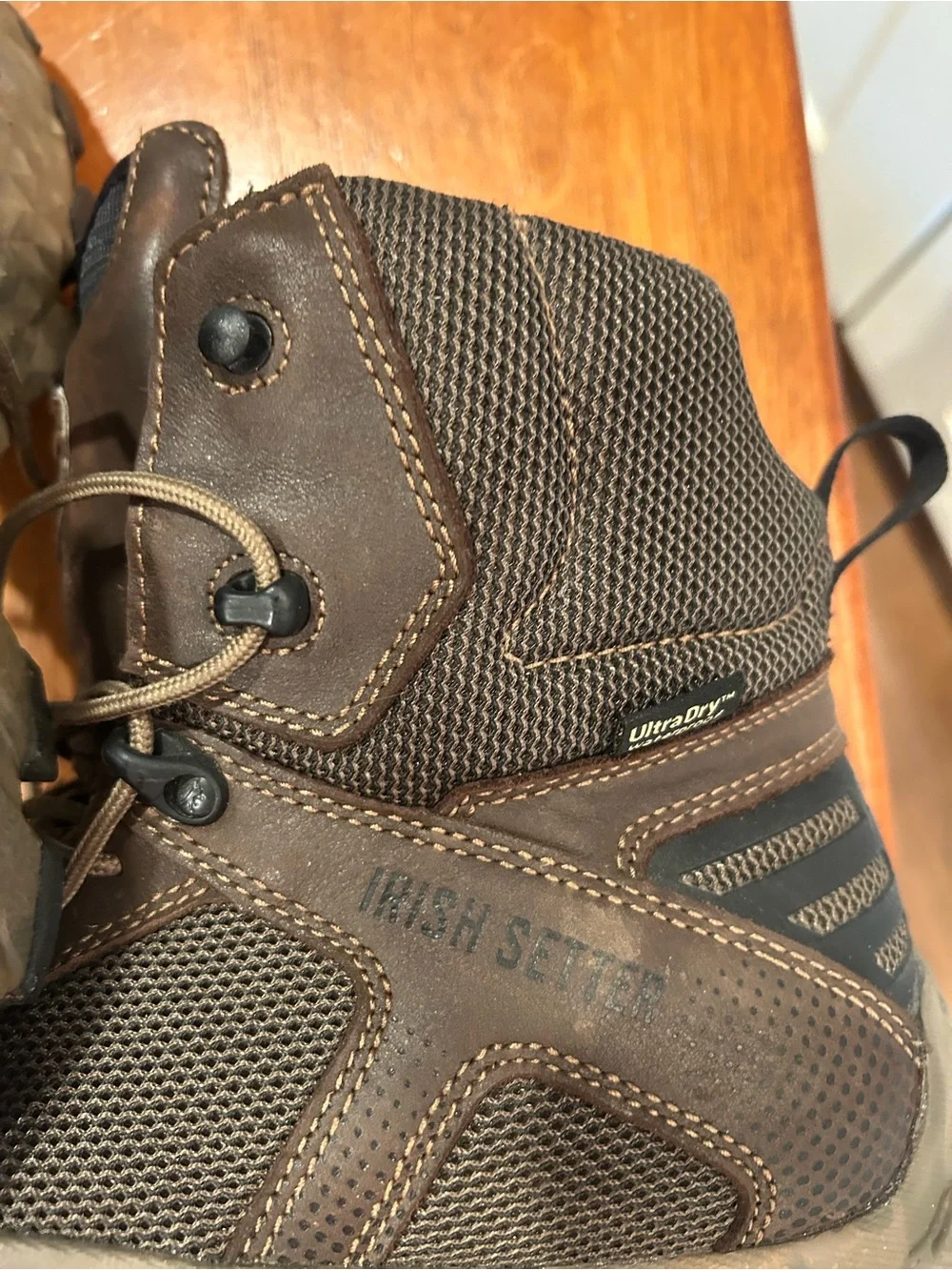 Men's Brown Tactical Hiking Boots - Durable Outdoor Work Shoe